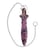 Pendule égyptien Thot gravé - Rhodonite