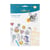 Feuilles de plastique créatif translucides pré-imprimées A5 x2 - Thème Floral