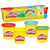 Lot de 4 pâtes à modeler couleurs vives - Play-Doh