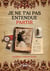 Je ne t'ai pas entendue partir