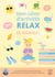 Mon cahier d'activités relax - En vacances ! : Coloriage - Écriture - Yoga - Visualisation - Sophrologie