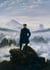 Caspar David Friedrich 'Der Wanderer über dem Nebelmeer' - Notizbuch A5 gepunktet - 100 Seiten 90g/m² - Soft Cover - FSC Papier : Bullet Journal / Tagebuch / Diary / Notebook A5 dotted / punktiert / Geschenkidee