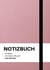 Notizbuch A4 blanko rosa - 100 Seiten Soft Cover - FSC Papier : Notebook A4 weißes Papier unliniert - 90g/m²