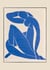 Notizbuch A4 blanko - 100 Seiten Soft Cover Henri Matisse - FSC Papier : Notebook A4 weißes Papier unliniert 90g/m² - Motiv Scherenschnitt Nu Bleu II