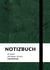 Notizbuch A4 kariert - 100 Seiten Soft Cover grün - FSC Papier : Notebook A4 Karo - 90g/m² kariertes Papier