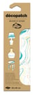Lot de 3 feuilles Décopatch - Ref n°856 - 30 x 40 cm
