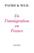 De l'immigration en France