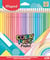 Lot de 24 crayons de couleur - Maped - Pastel - Color' Peps