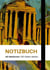 Notizbuch A5 - schon gestaltet mit Leseband - Hardcover blanko - 100 Seiten 90g/m² - Ernst Ludwig Kirchner "Brandenburger Tor" Berlin - FSC Papier : Notebook A5 Hardcover blanko