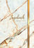 Tagebuch - A5 liniert - 100 Seiten 90g/m² - Soft Cover Motiv Marmor weiß - FSC Papier : Diary - A5 - Paperback