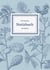 Notizbuch schon gestaltet mit Leseband - A5 Hardcover blanko - 100 Seiten 90g/m² - floral hellblau - FSC Papier : Notebook A5 Hardcover blanko