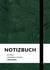 Notizbuch A5 liniert - 100 Seiten 90g/m² - Soft Cover grün - FSC Papier : Notebook A5 liniert weißes Papier