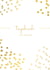 Tagebuch schon A5 liniert - 100 Seiten 90g/m² - Soft Cover goldene Punkte weiß - FSC Papier : Diary - A5 lined - white paper