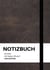 Notizbuch A5 liniert - 100 Seiten 90g/m² - Soft Cover schwarz - FSC Papier : Notebook A5 liniert weißes Papier