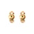 Boucles d'oreilles clip - Ø12 mm - Dorées - Acier inoxydable - Créalia