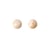 Lot de 2 cabochons en résine ivoire Créalia - 12 mm
