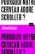 Pourquoi notre cerveau adore scroller ?