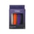 Lot de 4 tubes de perles rocailles - Blanc, noir, orange, violet - Créalia