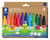 Etui de 12 feutres coloriage hexagonaux Noris Junior - Staedler - Pointe large