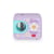 Taille-crayon électrique 1 trou Legami - Daisy - Plastique - Violet et bleu ciel