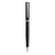 Stylo plume Waterman® Allure Impression Noir CT - Laque noire avec finition palladium - Plume moyenne en acier inoxydable - Avec une cartouche bleue