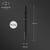 Stylo plume Parker® IM Achromatique Noir Mat BT - Finition noir mat - Plume moyenne en acier inoxydable - Avec une recharge d'encre bleue