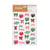 Set*3 Feuilles de décalcomanies – Motifs festifs de Noël pour bougies