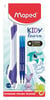 Stylo d'apprentissage effaçable Maped - Kidy Learn Magic - bleu - avec 2 recharges