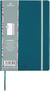 Carnet Oberthur - bleu canard - A5 14,8 x 21 cm - 200 pages lignées