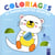 La loutre - Coloriages et tangromettes géantes