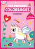 Mes premiers coloriages licornes