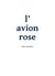 L'avion rose