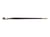 Brosse synthétique Mangouste plate usée bombée Raphaël - n°18