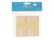Set de 100 bâtonnets fins bois naturel - Créalia