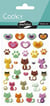Stickers 3D autocollant Cooky Maildor - Chats et Coeur - 24 unités