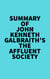 Summary of John Kenneth Galbraith's The Affluent Society