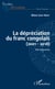 La dépréciation du franc congolais (2001-2018) - Effet d'hystérèse