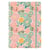 Carnet Oberthur - A5 14,8 x 21 cm - Caracas fleurs pastel - 200 pages lignées