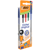 Lot de 4 stylos bille BIC - Cristal - Bleu, rouge, vert noir - Pointe moyenne