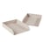  Corbeilles à courrier x2 - Lin beige A4 - Cultura