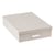 Boîte carton - Lin beige 26 x 35 x 8,5 cm - Cultura