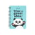 Carnet squishy Mr Wonderful - A5 - Panda - 240 pages unies