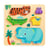 Puzzle en bois 5 pièces Djeco WoodyWild 