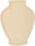 Support vase en bois Artemio