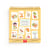 Carnet de voyage La Petite Epicerie - Retour de marché - 20 cartes postales à peindre - Papier aquarelle 350g/m²