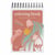 Carnet de coloriage et de peinture Maison Joliette - Rose - A6 10,5 x 14,8 cm - Floral