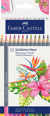 Lot de 12 crayons Faber Castell - Goldfaber Aqua - Tropical Blossoms