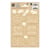 Lot de 6 étiquettes cadeaux autocollantes Editions Cely - Nature