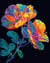 Kit Diamond painting Diamond Dotz - Néon Noir - Floral
