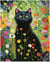 Kit Diamond painting Diamond - Garden cat